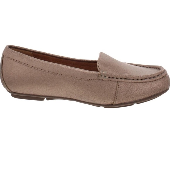 Vionic Women's Debbie Moccasin Flats Concealed Orthotic Arch Support Loafers - Picture 4 of 15